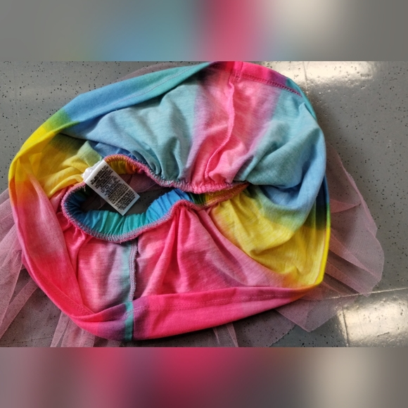 Dream Works Trolls World Tour colorful Rainbow tutu baby girl 12 M Balletcore - Picture 6 of 9